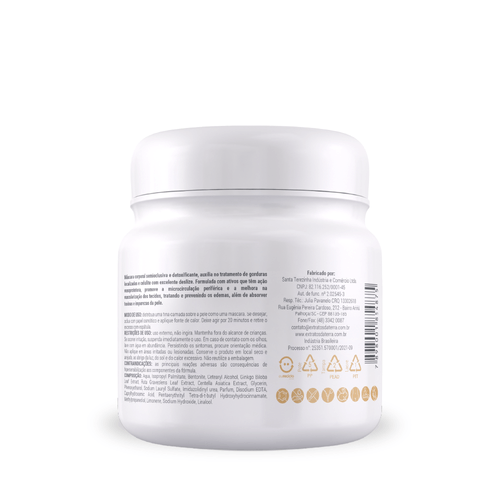 Máscara detox corporal 500 g