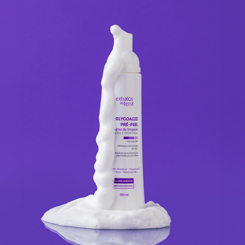 Espuma de Limpeza e Pré-Peeling com Ácido Glicólico