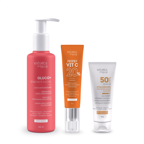 Kit Anti-idade com Vitamina C