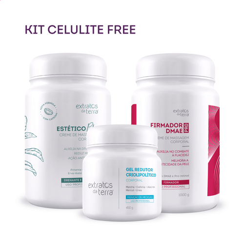 Kit Celulite Free - Protocolo Redutor da Celulite