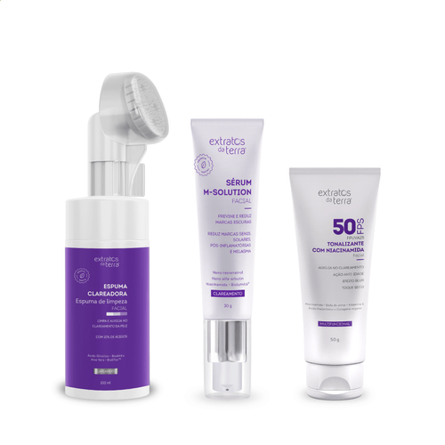 Kit Clareador de Manchas Faciais