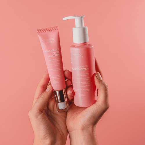 Kit para o tratamento da rosácea e pele sensível com FPS 50