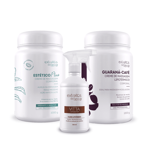 Kit Redutor de Medidas e Celulite Profissional