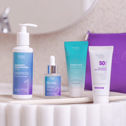 Kit Skincare Dia e Noite Niacinamida