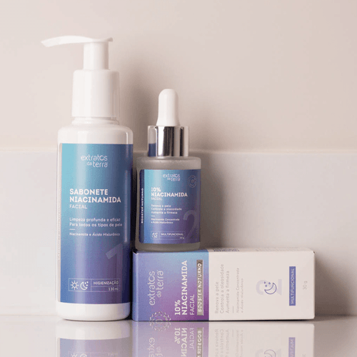 Kit Skincare Noturno Niacinamida