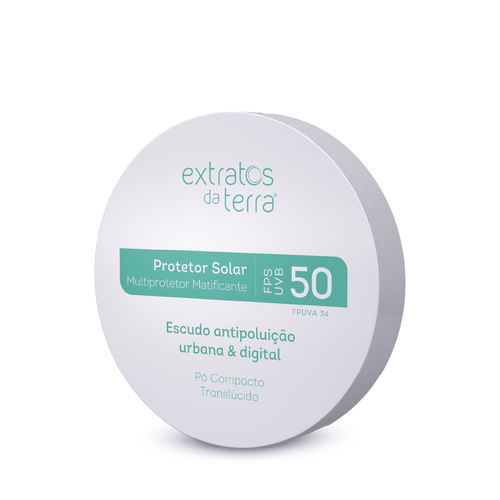 Pó Compacto Translúcido Matificante com FPS 50