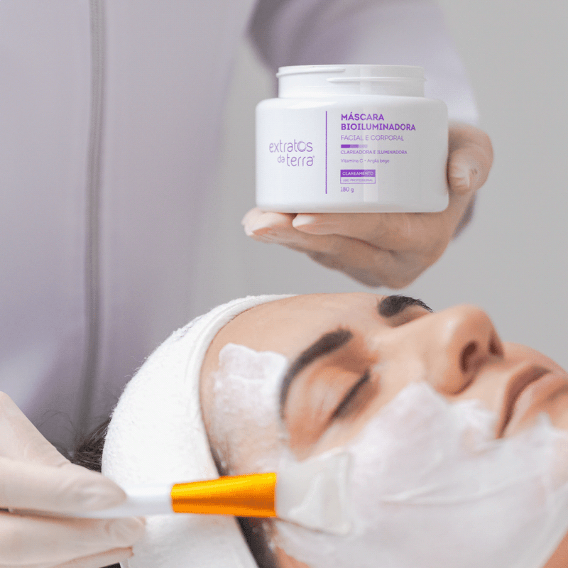 máscara clareadora