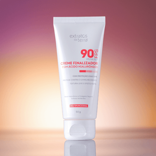 Creme Finalizador com Ácido Hialurônico FPS 90